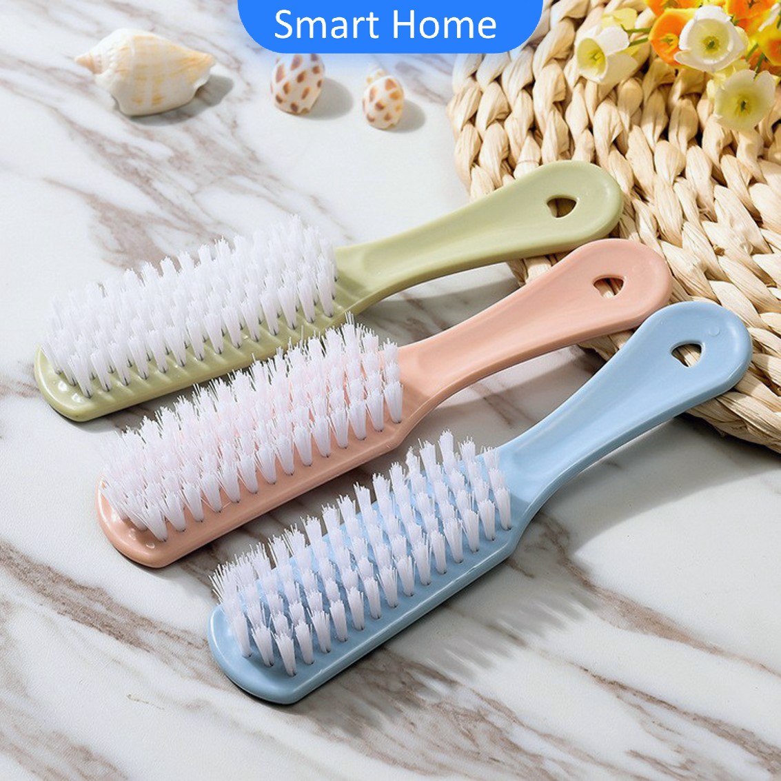 พร้อมส่ง (สินค้าส่งคละสี) แปรงขัดรองเท้า แปรงขัดรองเท้า ขัดเท้า แปรงพลาสติกอเนกประสงค์ แปรงทำความ Small Brush
