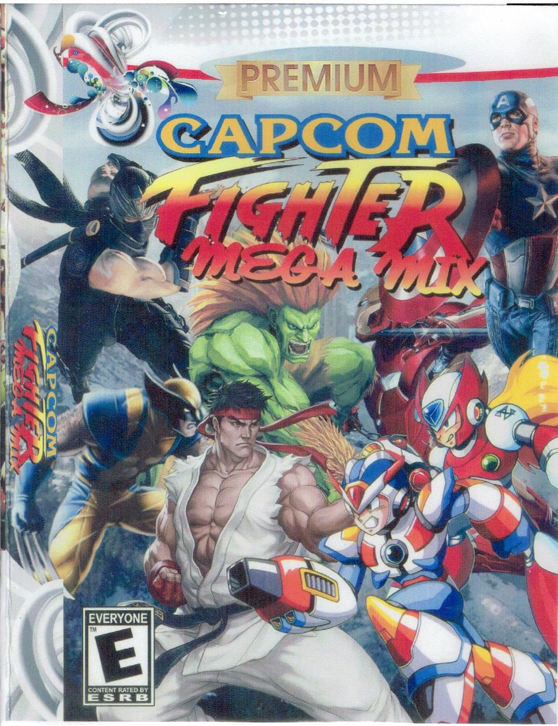 แผ่นเกมส์ PS2 Capcom fighter mega mix