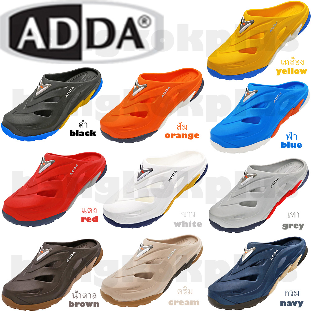 รองเท้าแตะลำลองแบบสวม รุ่น ADDA 55M01 M1