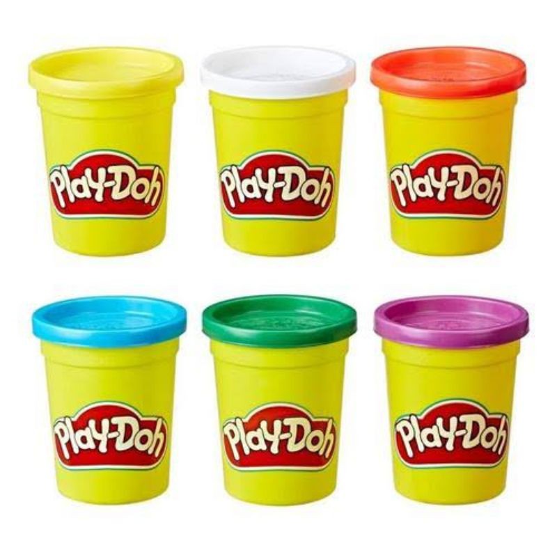 Hasbro Playdoh Single Canned Pack NonToxic เพลย์โดว์ คละสี แบบแยก