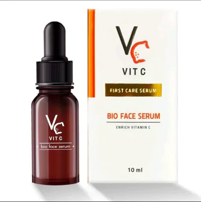 Vit C Bio face Serum 1ขวด (10 ml.) เซรั่มวิตซีน้องฉัตร ของแท้
