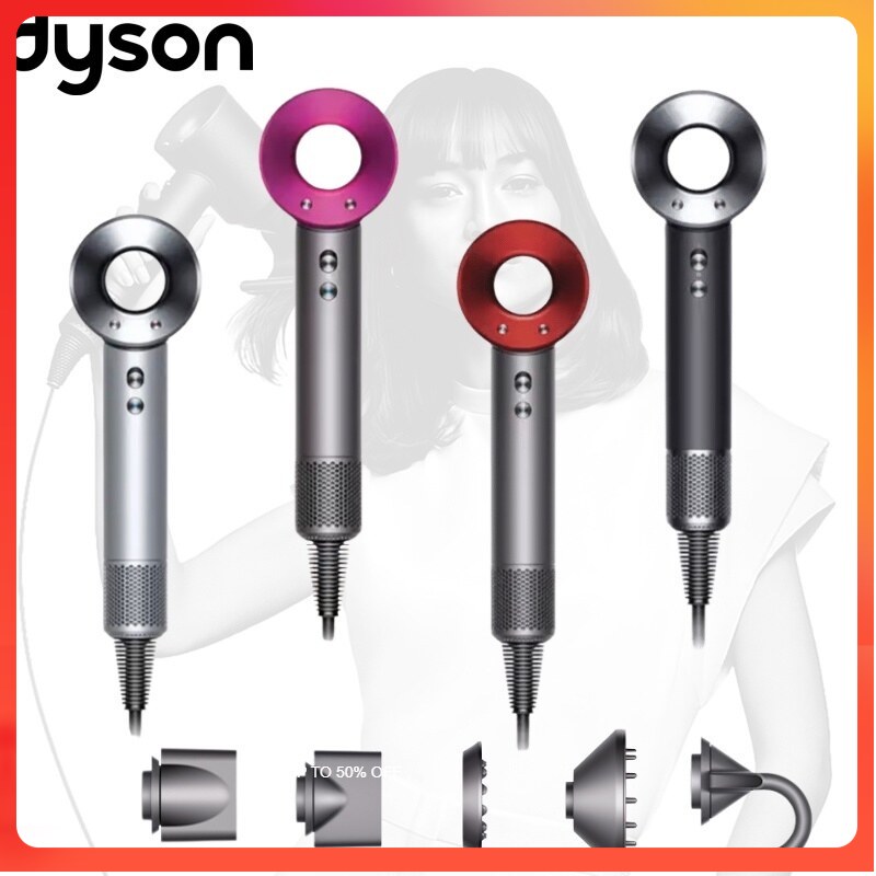 Free Shipping Dyson ของแท้ เครื่องเป่าผม HD03 Dyson Supersonic Anion พลังงานสูงโซนิค ผมแห้งเร็ว