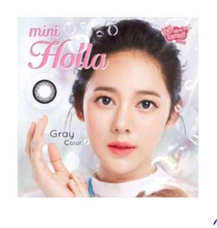 Kitty kawaii คอนแทคเลนส์ รุ่น Mini miniholla Gray (สีเทา) ค่าสายตา 0.00 บิ๊กอายสายตาปกติ BY Kittykawaii เลนส์มินิเท่าตาจริง (แถมตลับคอนแทคเลนส์)