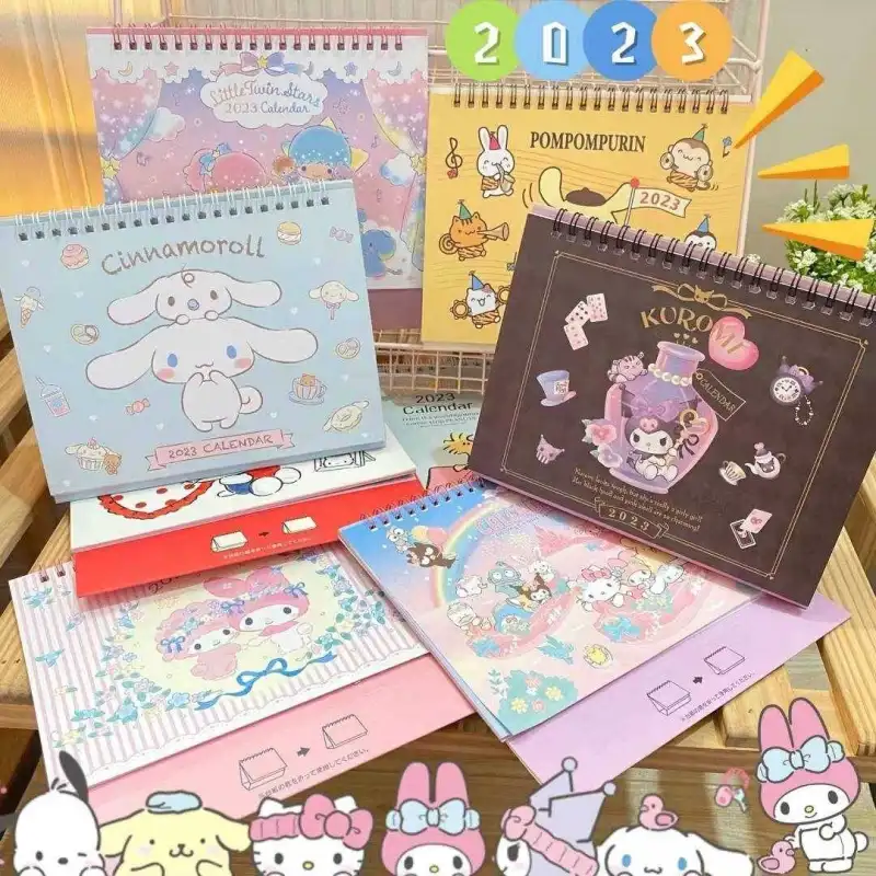 ภาพสินค้าพร้อมส่ง ปฎิทิน SANRIO ปี 2024 ด้านหลังปฎิทินมีให้จดโน๊ตได้ มีแผ่นสติกเกอร์ให้ติดน่ารักๆ ขนาด 209 cm จากร้าน Lovely Nice Shop บน Lazada ภาพที่ 1