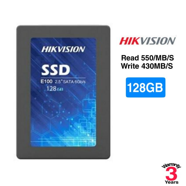 HDD SSD Hikvision 128GB E100 SSD 2.5