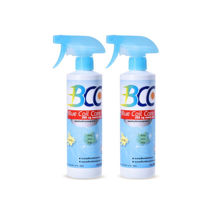 BCC Blue Coil Care น้ำยาอเนกประสงค์ สำหรับล้างแอร์ 2 ขวด