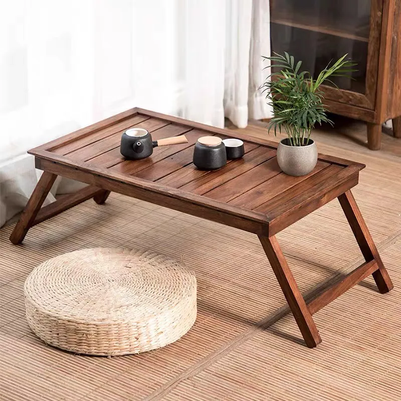 โต๊ะญี่ปุ่น โต๊ะทำงาน โต๊ะพับสไตล์ญี่ปุ่น โต๊ะวางโน้ตบุ้ค โต๊ะพับไม้ โต๊ะพับขาเก็บได้ โต๊ะอเนกประสงค์ โต๊ะกินข้าว