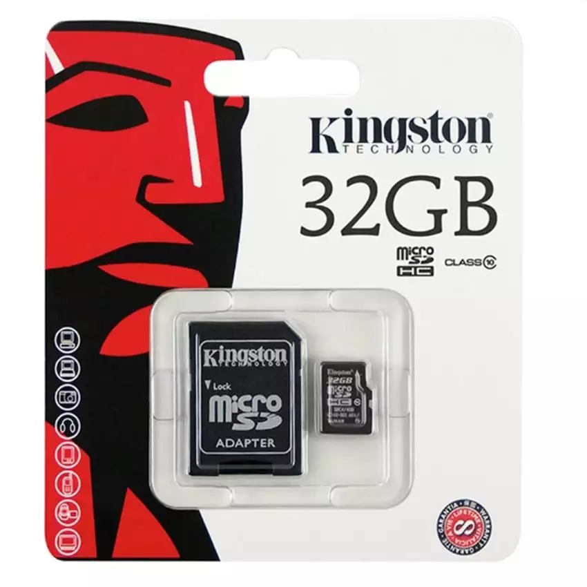 Kingston 32GB Class 10 Micro SD SDHC คิงส์ตัน เมมโมรี่การ์ด 32 GB