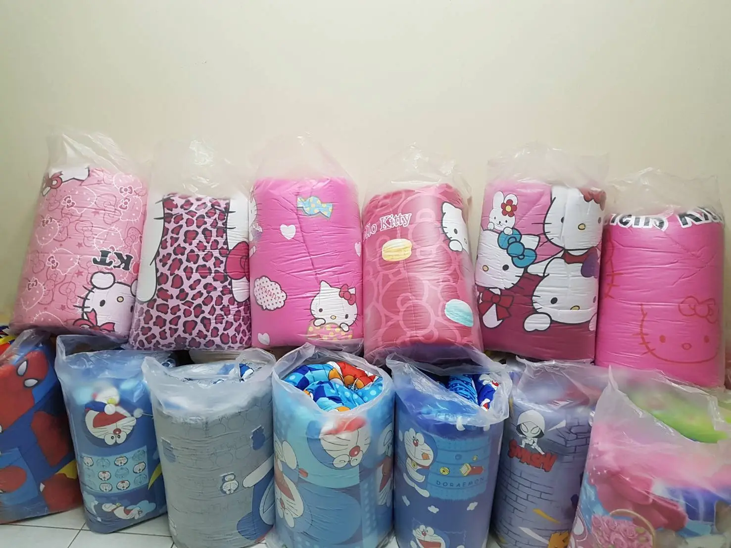 ลายแม่ค้าเลือกให้ ผ้าห่มนวม ผ้าห่ม ขนาด 5 ฟุต ผ้าเกรดA คอตตอน100% สีไม่ตก [เก็บเงินปลายทางได้ แบบไม่มีกระเป๋า][ขนาด 150X200