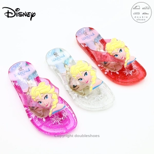 สินค้า [ลิขสิทธิ์ Disneyแท้] รองเท้าเด็กแตะแบบหนีบ เอลซ่า Frozen มีไฟ รุ่น FZ1819 ไซส์ 30-35