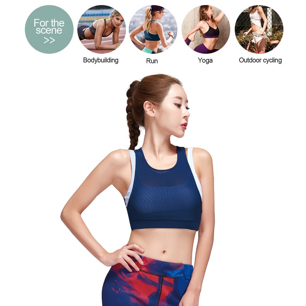 Sports Hollow Back-Cross Design Fitness Yoga Shake-proof Underwear Push Up  Seamless Fitness