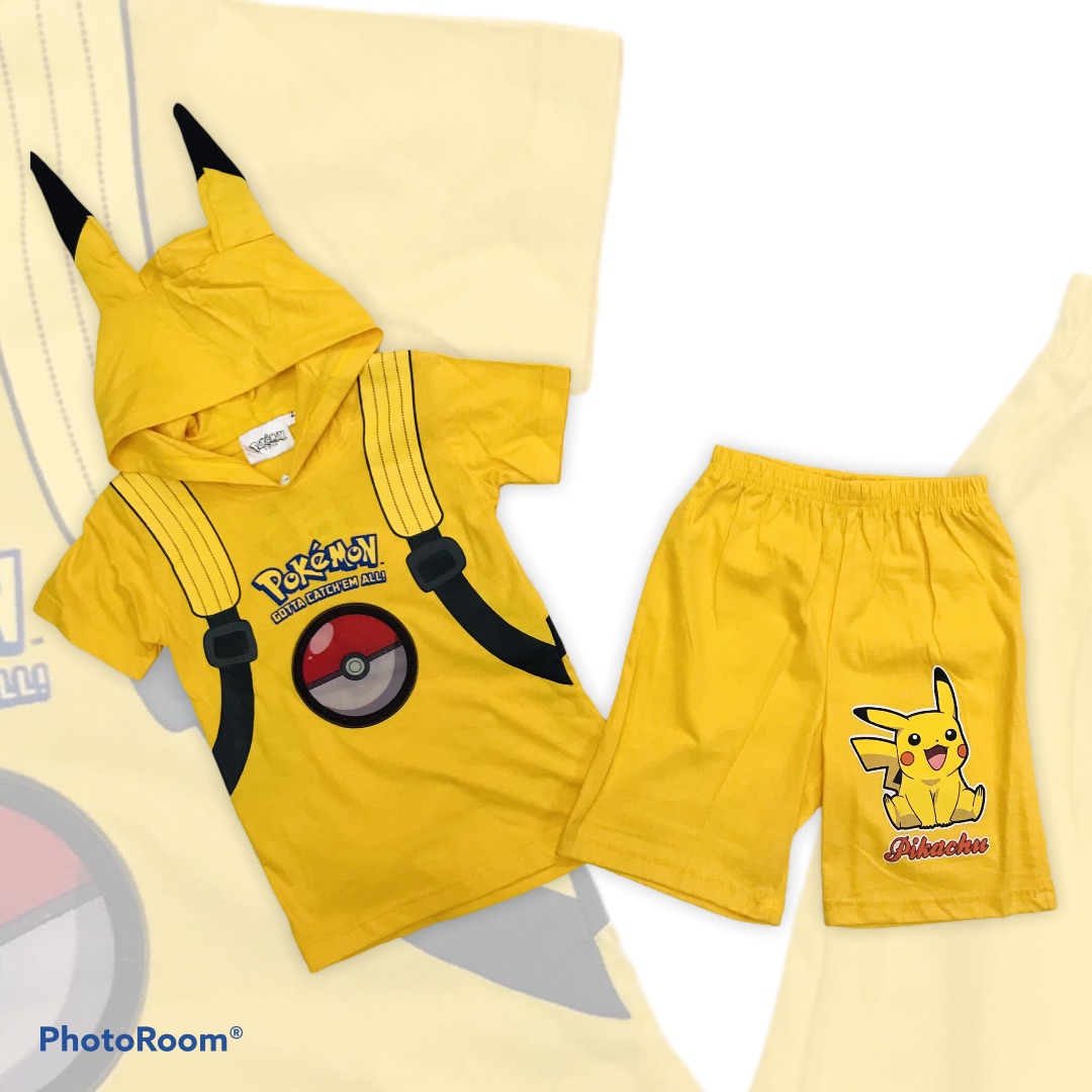 Pokémon Cotton Set Hoodie Yellow (shop)