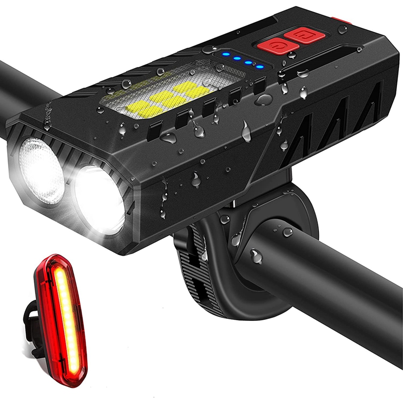 Bike Lights Front and Back Life Waterproof Super Bright Bicycle Lights