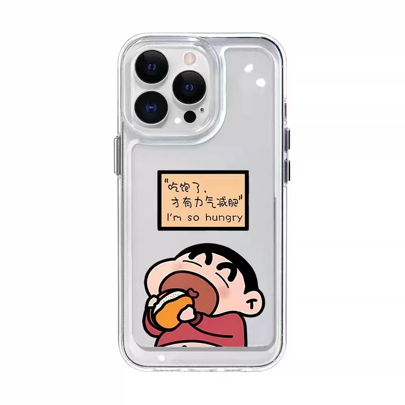 For IPhone 14 Pro Max IPhone Case Thickened TPU Soft Case Clear Case Shockproof Funny Boy Cartoon Compatible with For 13 11