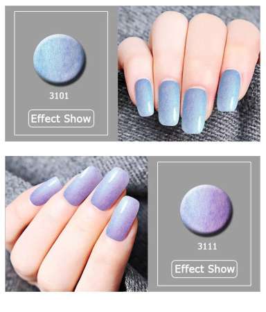 สีทาเล็บเจล GRAEAR  สีแฟนตาซีเฟอร์โค๊ด Fantasy Fur Coat Colors Series Nail Gel Polish   ขนาด 8 ml.