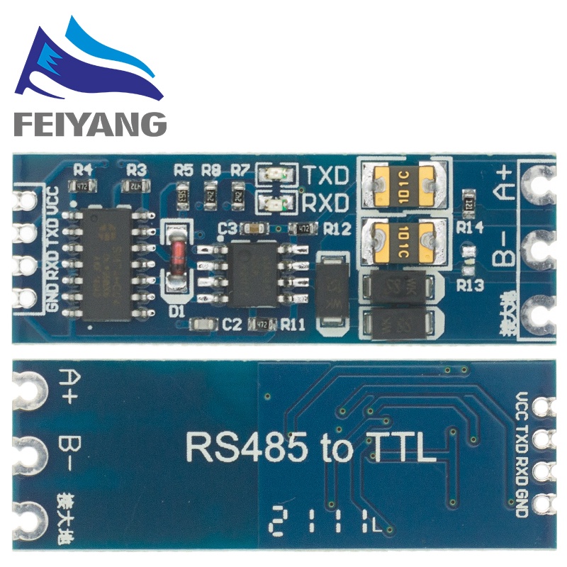 1PCS TTL turn RS485 module 485 to serial UART level mutual conversion hardware automatic flow control