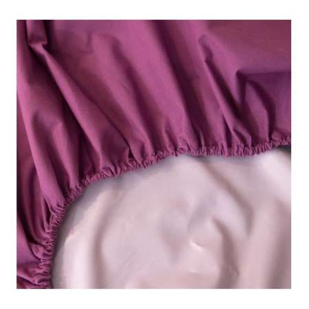 ผ้าปูที่นอนกันน้ำ สีม่วง ผ้าปูที่นอน กันเปื้อน กันฉี่ สำหรับเตียง KING SIZE