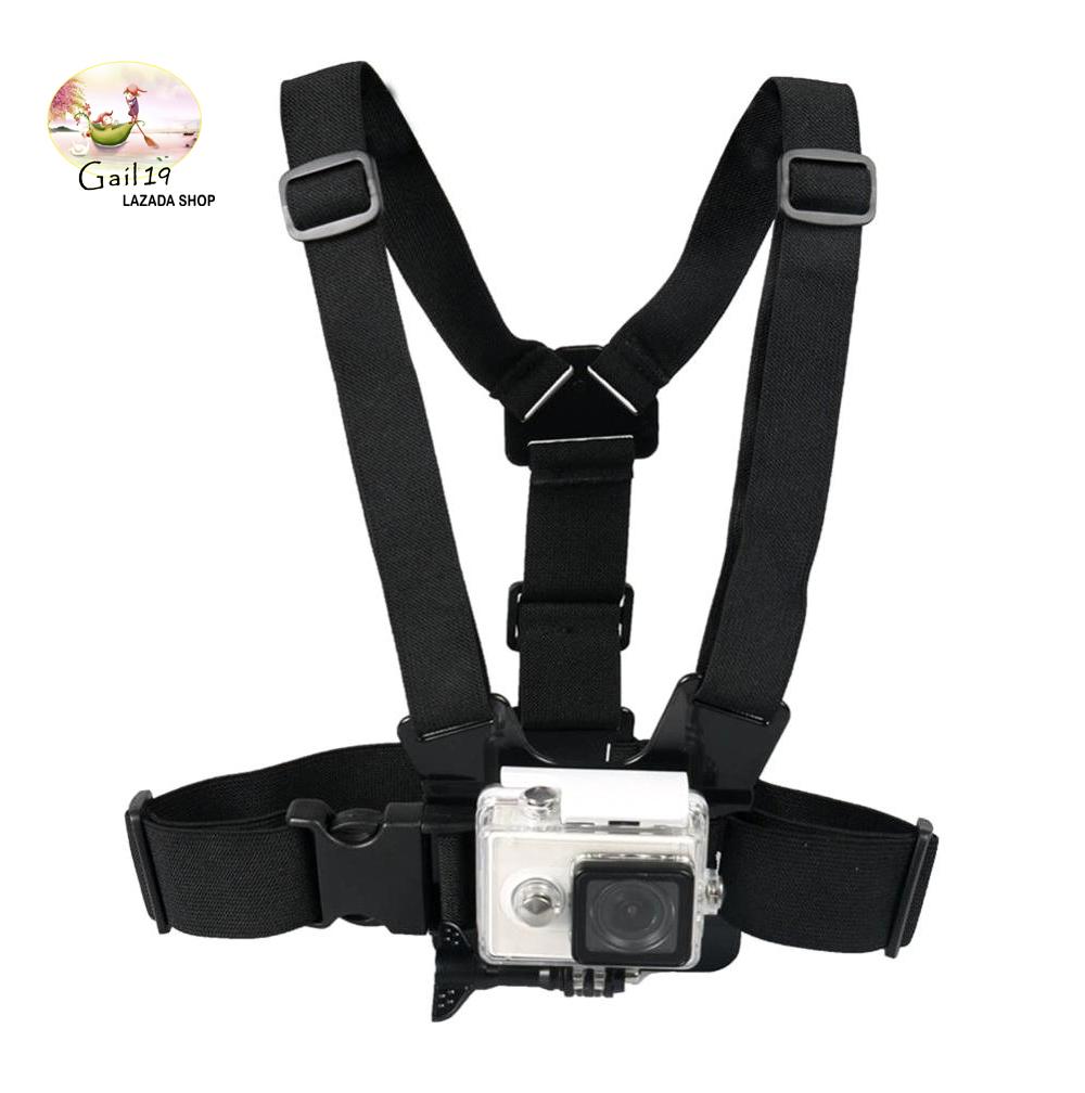 สายคาดอกพร้อมอุปกรณ์ GoPro Chest Strap Belt Body Tripod Harness Mount for GoPro Hero 9/8/7/6/5/4/3 SJCam YI Camera