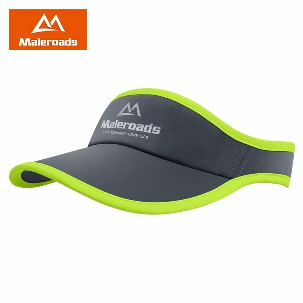 หมวกวิ่ง Maleroads หมวกวิ่งกันแดด หมวกวิ่งครึ่งใบ หมวกวิ่งออกกำลังกาย น้ำหนักเบา อากาศถ่ายเทสะดวก ของแท้คุณภาพ100%(I5)