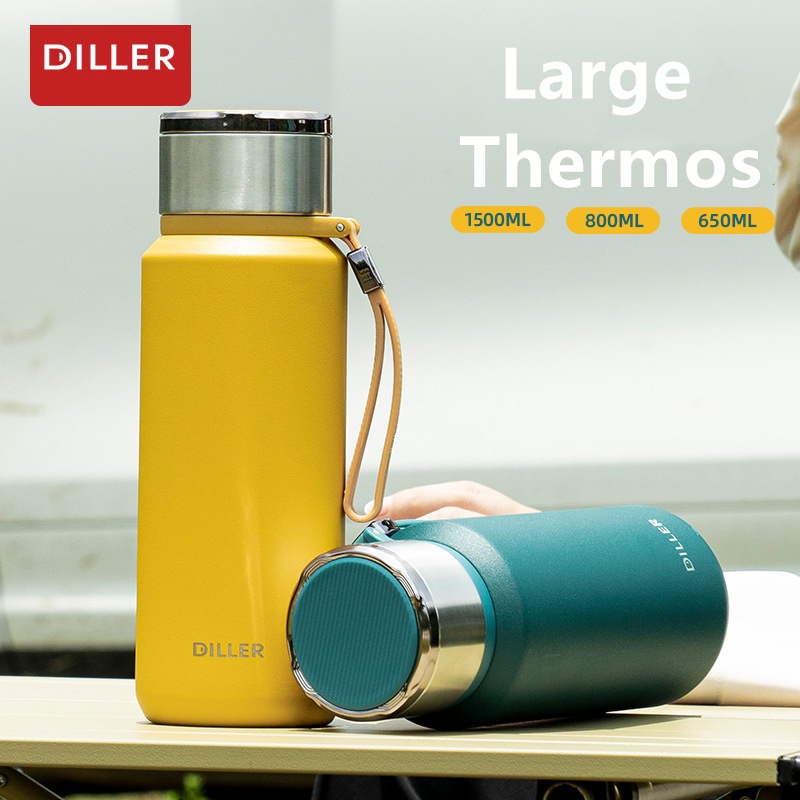 Diller Large Simple Thermo Flask with Tea Filter (MLH8984-800