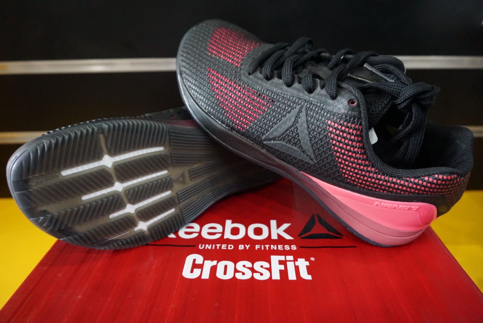 Black Reebok Crossfit Nano 7.0 Womens Training Shoes 