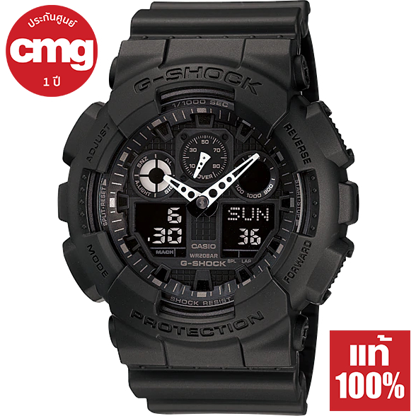 Casio G-Shock นาฬิกาข้อมือผู้ชาย รุ่น GA-100 ของแท้ ประกัน CMG