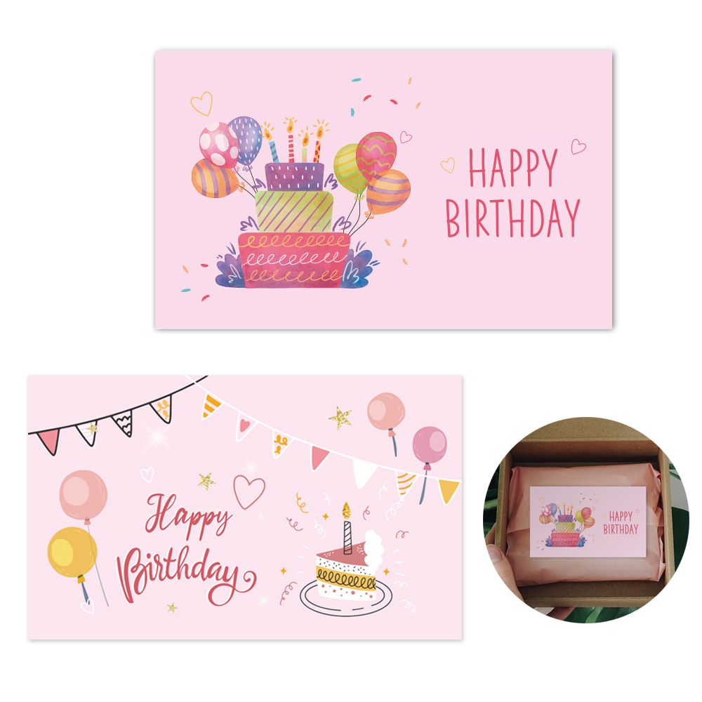 GAOJINDU19 30 Pcs Decoration Party Supplies Invitations Cards Gift Packet Birthday Praise Labels Happy birthday Card For Small Businesses