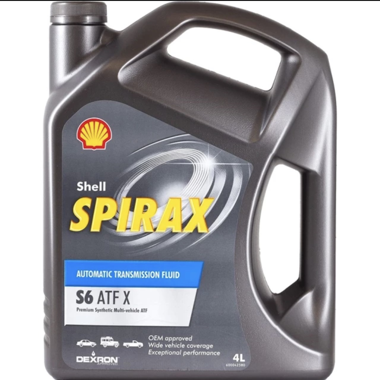 Shell เชลล์ Spirax S6 ATF X ขนาด 4 ลิตร น้ำมันสำหรับระบบส่งกำลัง เกียร์อัตโนมัติสังเคราะห์แท้