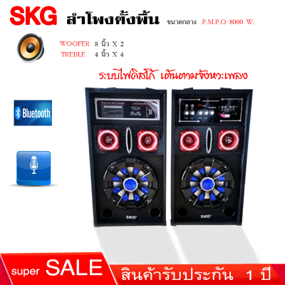 ดูภาพ SKG ลำโพงตั้งพื้น 8นิ้ว 8000W รุ่น AV-361 PA-2 (สีดำ) เพิ่มเติม SKG ลำโพงตั้งพื้น 8นิ้ว 8000W รุ่น AV-361 PA-2 (สีดำ)