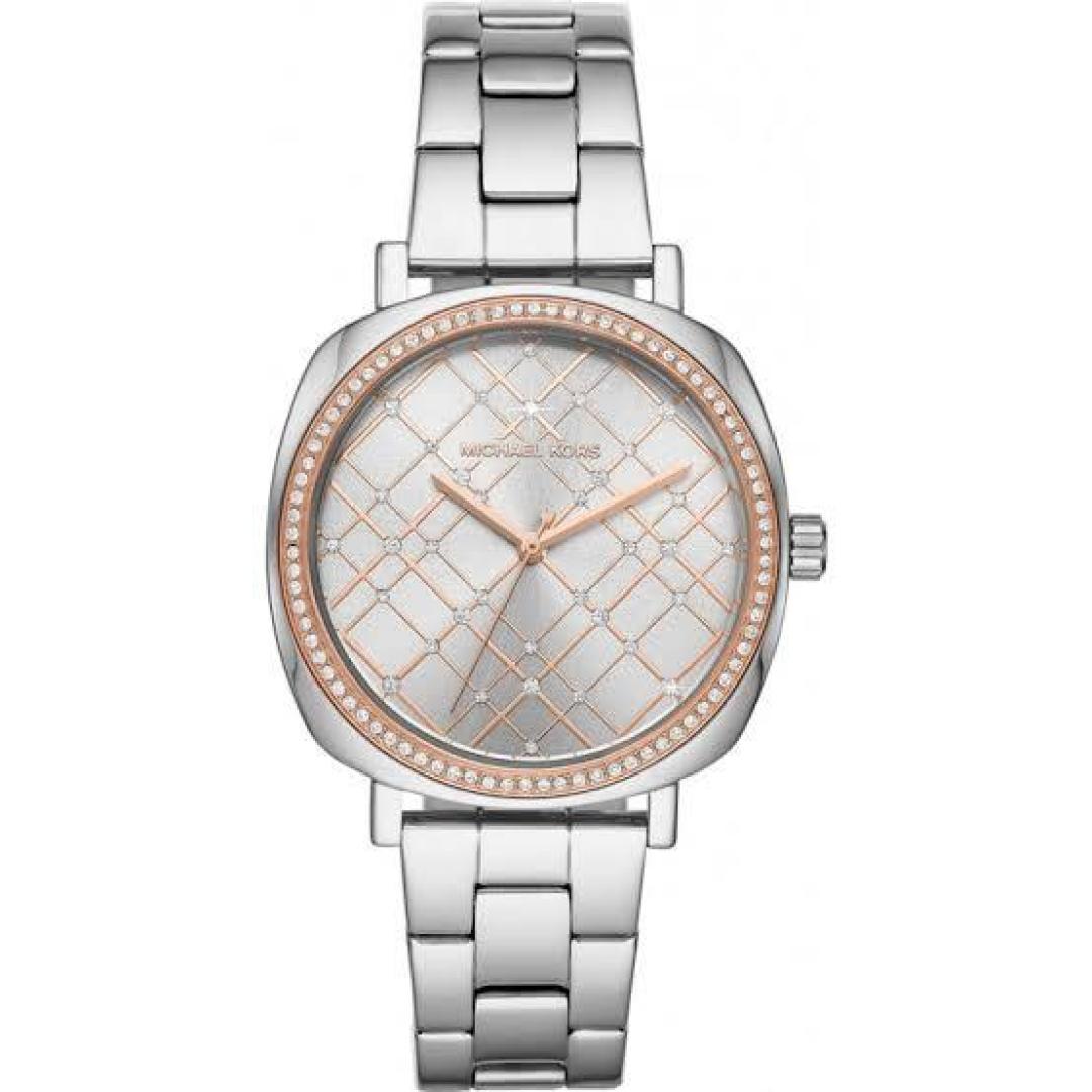 นาฬิกาข้อมือผู้หญิง AR0157 Emporio Armani Black Dial Silver Tone ...