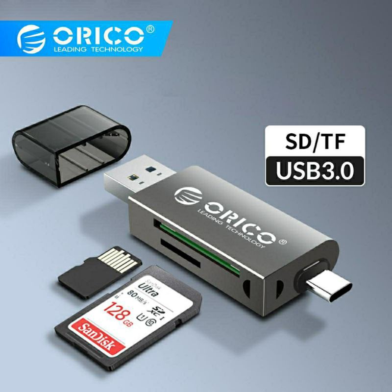 ลดราคา orico การ์ดรีดเดอร์ usb 3 . 0 2 in 1 sd/micro sd tf otg สําหรับคอมพิวเตอร์ #ค้นหาเพิ่มเติม สาย HDMI hdmi switch hard disk usb Mini display