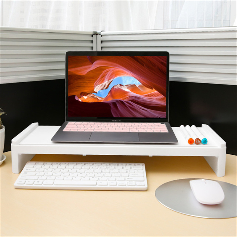 ชั้นวาง Laptop โต๊ะวางคอม โต๊ะวางโน๊ตบุ๊ค ที่วางคอม สำหรับจัดระดับ จัดเก็บของ ชั้นวางจอคอม Monitor Laptop Stand