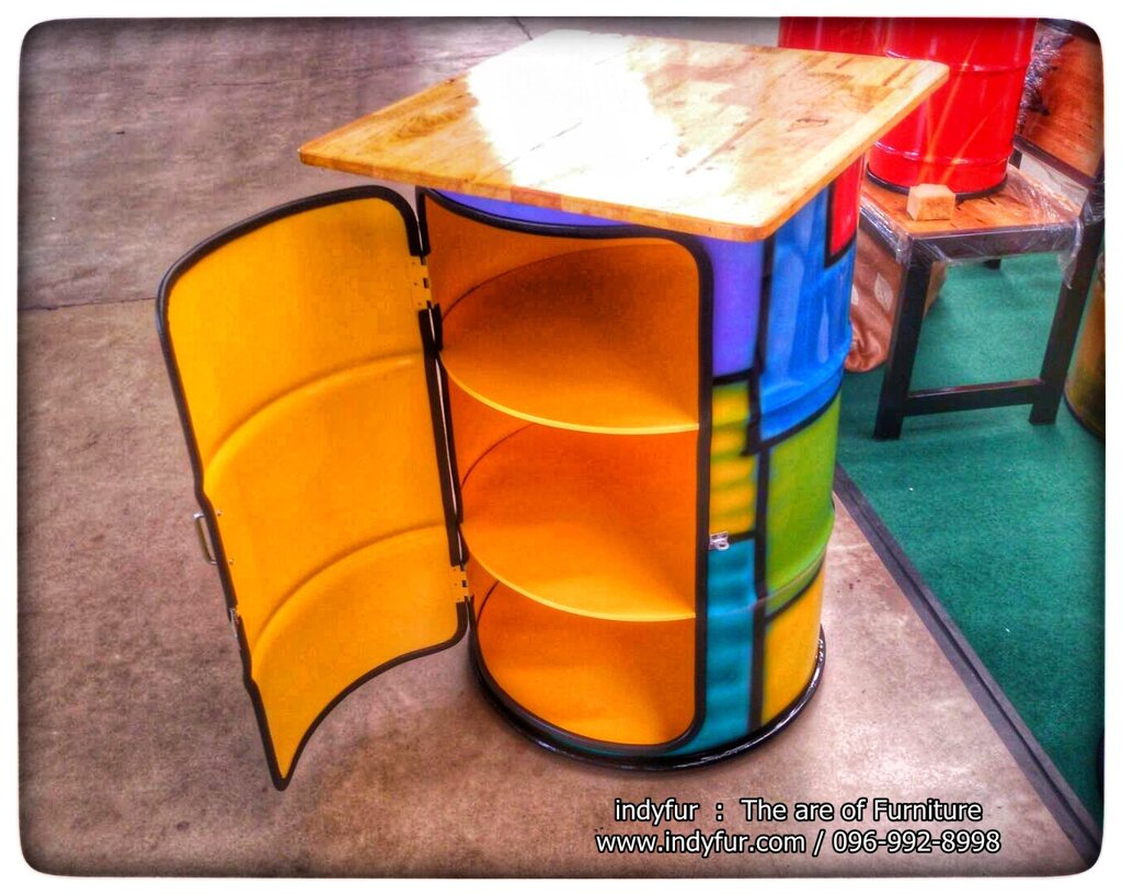 2in1 โต๊ะ+ตู้ #โซฟาถัง #เก้าอี้ถัง #โต๊ะถัง #โซฟา #เก้าอี้ #โต๊ะ #โซฟาถังน้ำมัน #เก้าอี้ถังน้ำมัน #โต๊ะถังน้ำมัน #200ลิตร