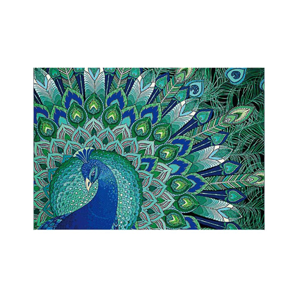 5D DIY Peacock Embroidery Rhinestone Diamond Painting Cross Stitch Home Decor