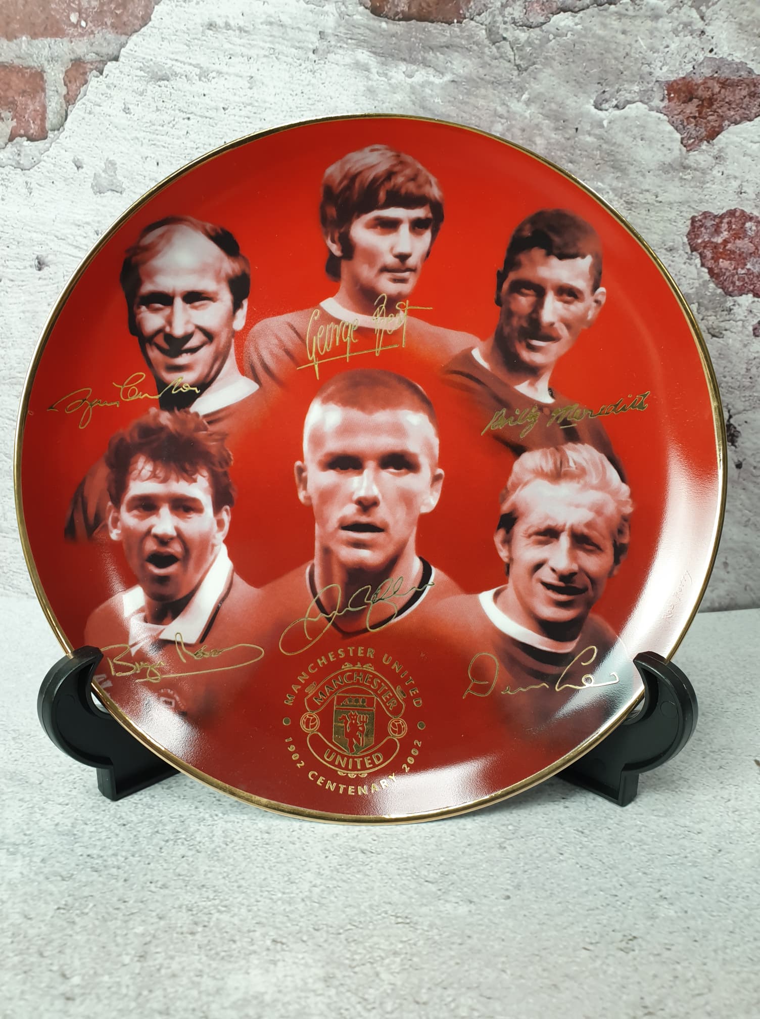 จานโชว์  Manchester United 100 Glorious Years // แมนเชสเตอร์ยูไนเต็ด แมนยูไนเต็ด