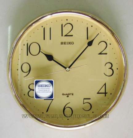 Seiko นาฬิกาแขวน รุ่น QXA001Y - Gold