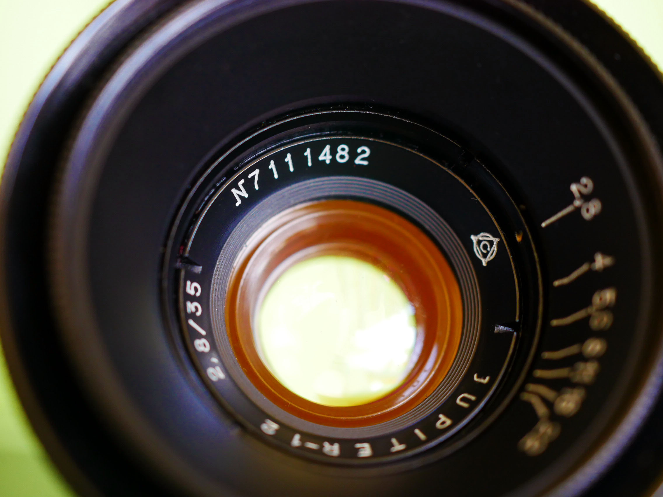 JUPITER12 Black 35mm f2.8 lens M39 LTM Leica (USSR Carl Zeiss Biogon