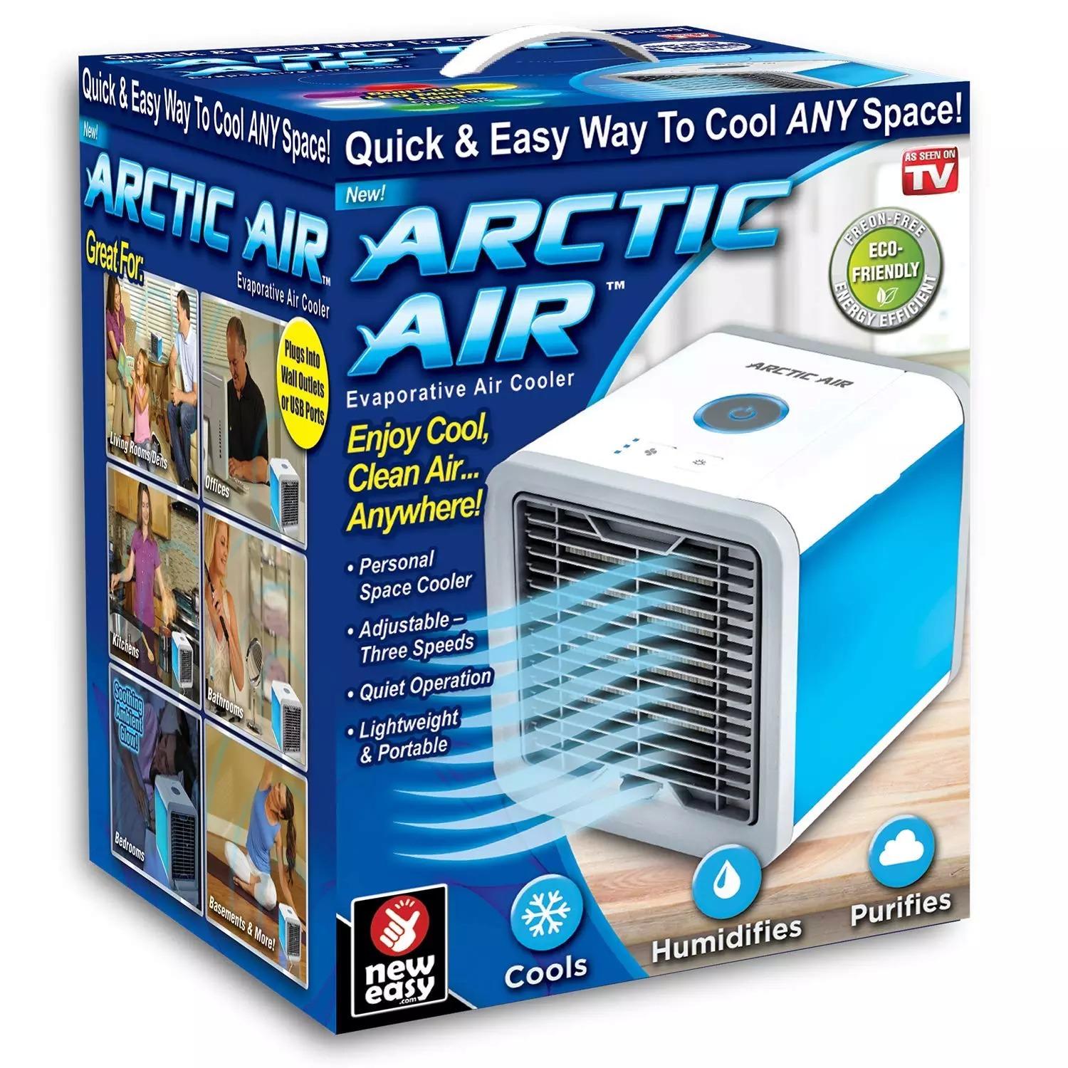 ดูภาพ พัดลมไอเย็น แอร์ มินิพกพา (Airtic Air Cooler) ใช้ง่าย แค่ใส่น้ำช่วยลดอุณภูมิของพื้นที่รอบๆได้ถึง 8-12องศา และช่วยเพิ่มความชื้นในอากาศได้ถึง 6-8ชม. เพิ่มเติม พัดลมไอเย็น แอร์ มินิพกพา (Airtic Air Cooler) ใช้ง่าย แค่ใส่น้ำช่วยลดอุณภูมิของพื้นที่รอบๆได้ถึง 8-12องศา และช่วยเพิ่มความชื้นในอากาศได้ถึง 6-8ชม.