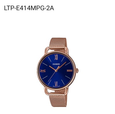 Casio แท้100% นาฬิกาผู้หญิง รุ่น LTP-E414MPG-2A Casio แท้100% นาฬิกาผู้หญิง รุ่น LTP-E414MPG-2A