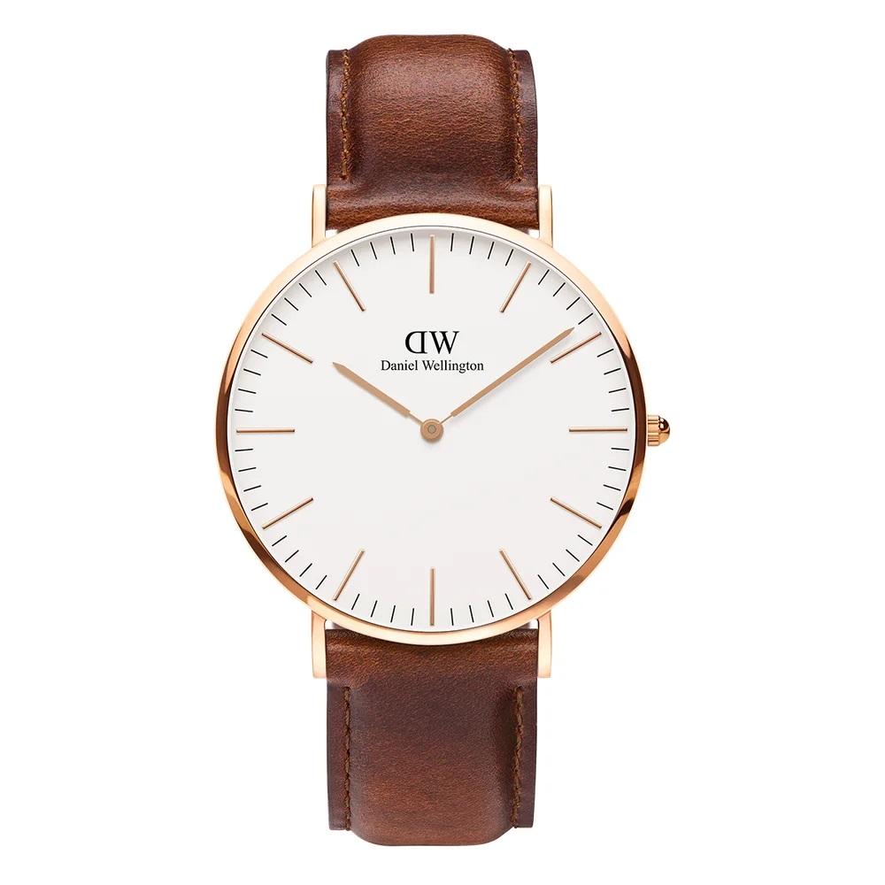 Daniel Wellington DW00100129 Classic Black Reading Horloge 40mm นาฬิกาข้อมือ แฟชั่น ผู้ชาย สีดำ Men Watch - Black