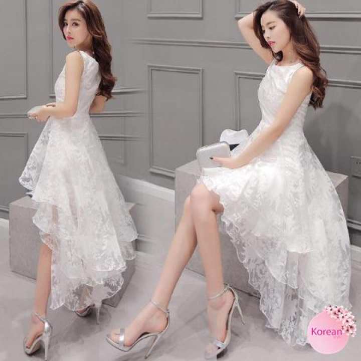 🎀Korean Fashion🎀 ชุดเดรสลูกไม้คอกลมแขนกุด ทรงหน้าสั้นหลังยาว ซิปข้าง มีซับใน กระโปรงแต่งชั้นพองๆ – No Brand – 604848899_TH-1138576059 >>> 🇹🇭 Top1Thailand 🛒 >>> lazada.co.th 🇹🇭 🇹🇭 🇹🇭🛒🛍🛒