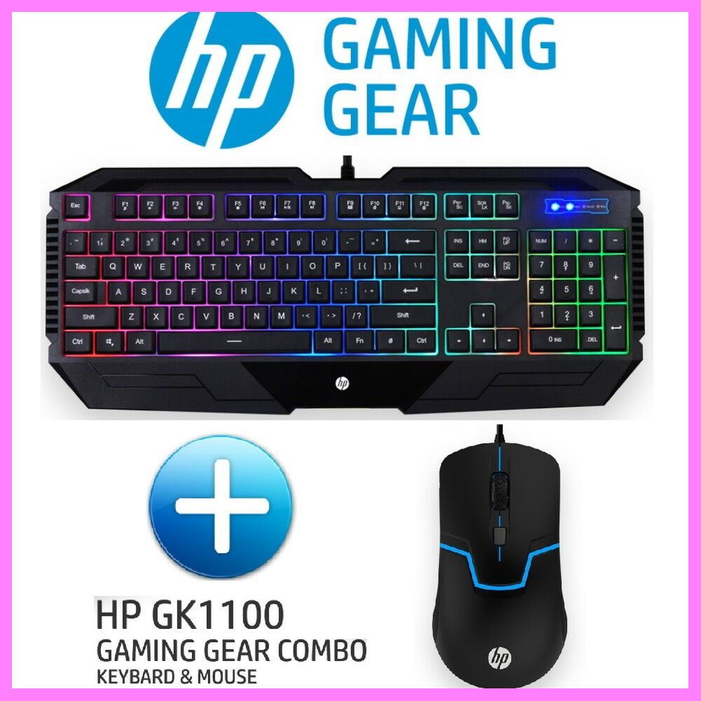 HP คีย์บอร์ด Gaming Mouse and Keyboard Combo GK1000 Kai dmark ThaiPick