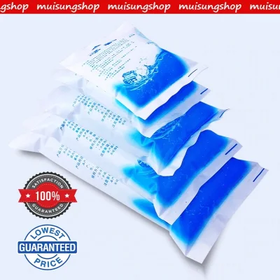 MUISUNGSHOP 10Pcs Reusable Ice Bag Water Injection Icing Cooler Bag Pain Cold Compress Drinks Refrigerate Food Keep Fresh Gel Dry Ice Pack
