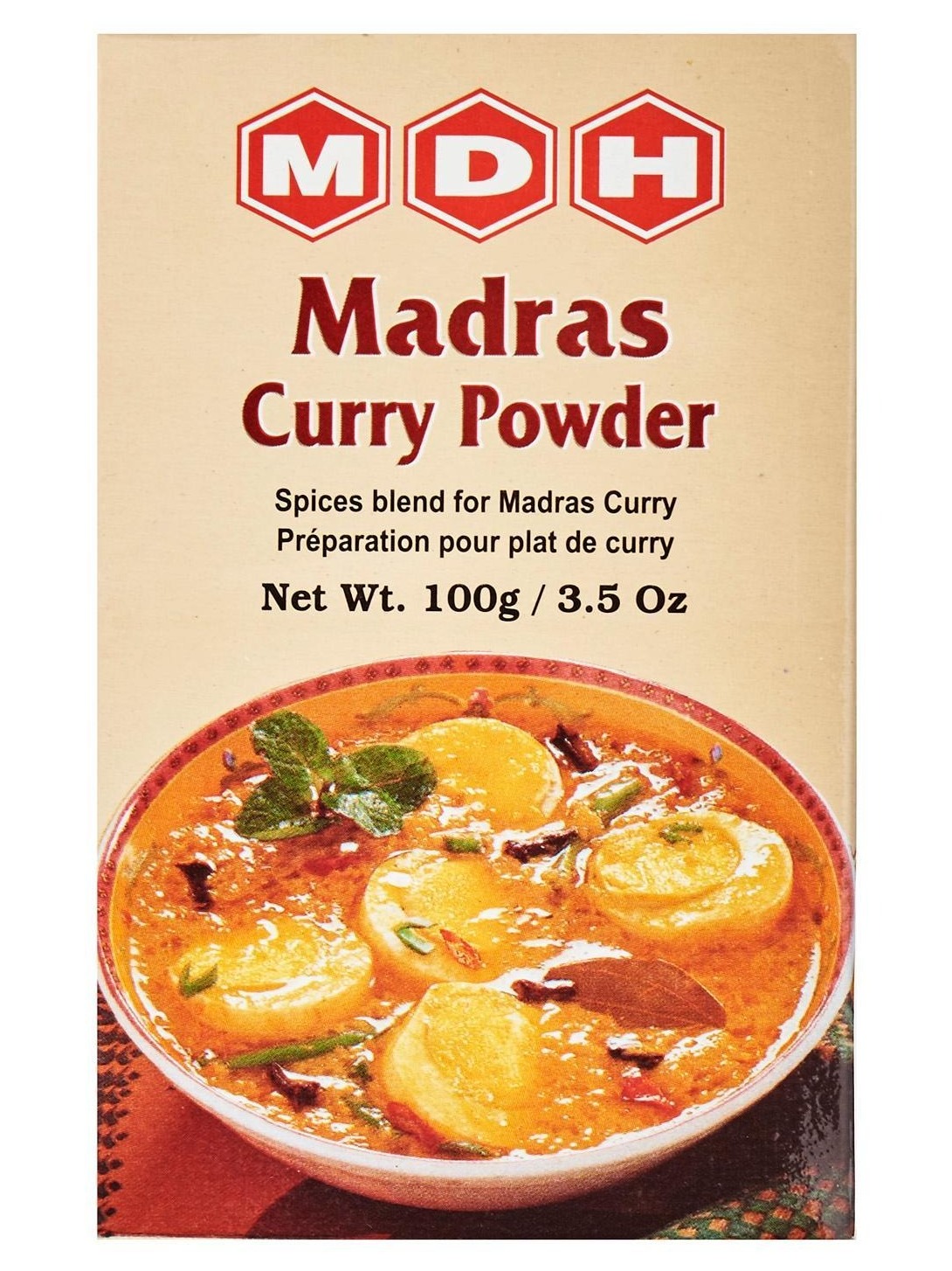 MDH Madras Curry Powder 100g.