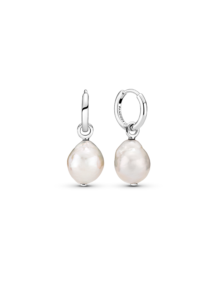 pandoraˉ pearl earrings Pandoraˉ freshwater cultured baroque pearl ...