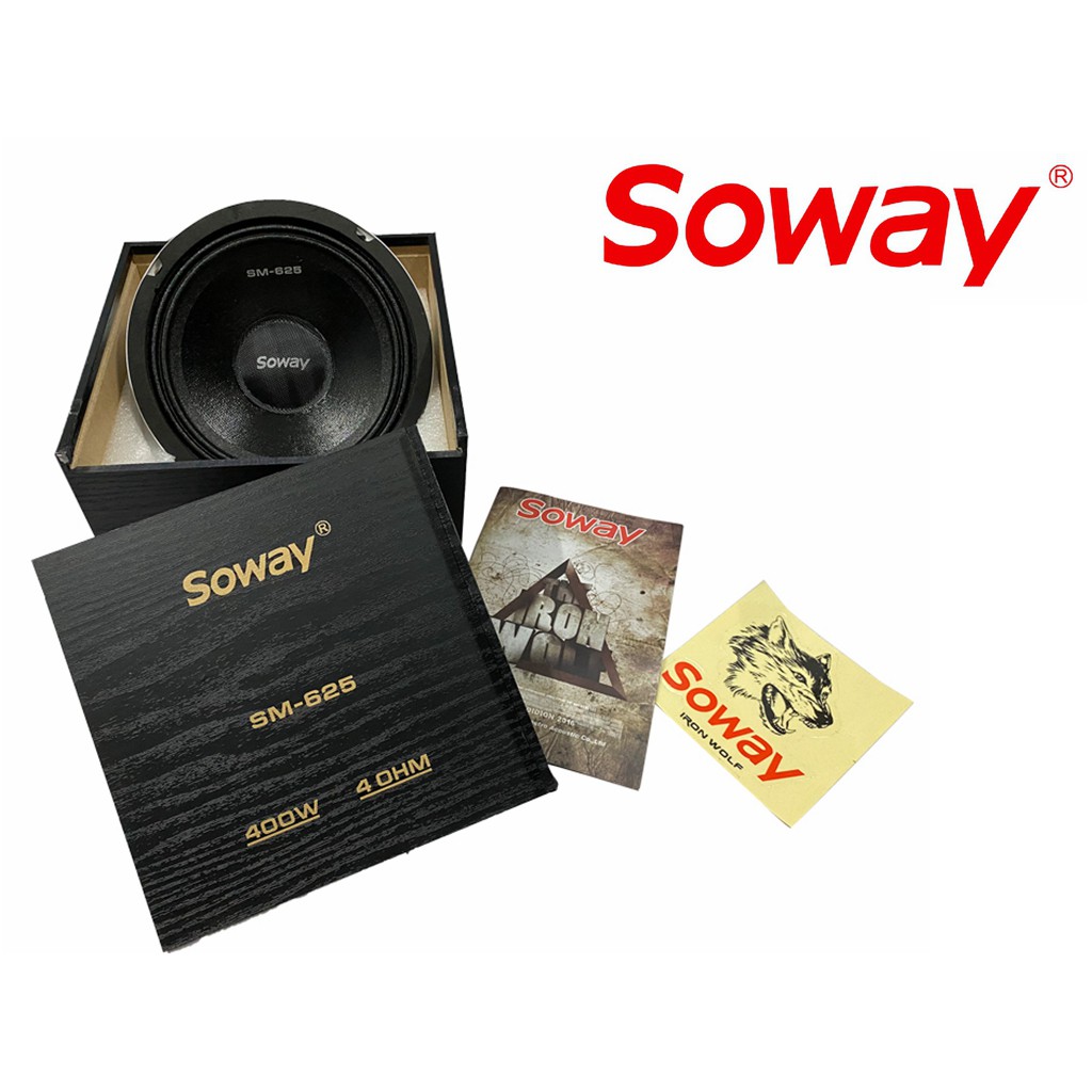เครื่องเสียงรถยนต์ SOWAY SOUND SM–625 ลำโพงเสียงกลาง 6.5นิ้ว ลำโพงรถยนต์ ลำโพงสำหรับรถยนต์ ลำโพงติดรถยนต์ เครื่องเสียงรถยนต์ ขนาด 6.5นิ้ว