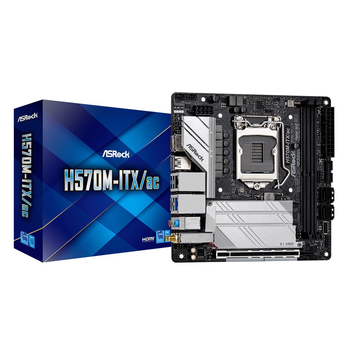 ASRock H570M-ITX/ac Intel ITX LGA1200 Motherboard