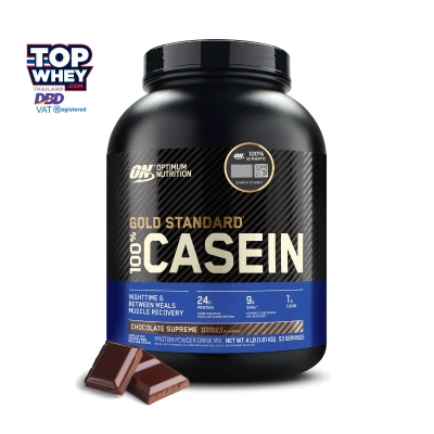 Optimum Nutrition Gold Standard Casein Protein 4LB - Chocolate Supreme