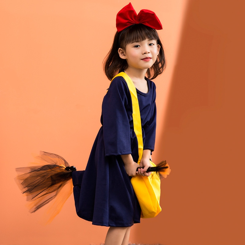 Halloween Costume Little Witch Delivery Cosplay Dress Children's
