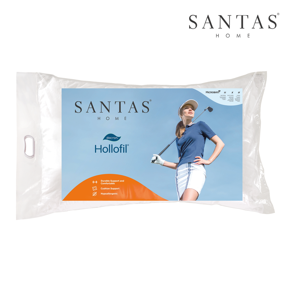 SANTAS หมอนหนุน  - รุ่น DACRON® HOLLOFIL - CUSHION FIRM